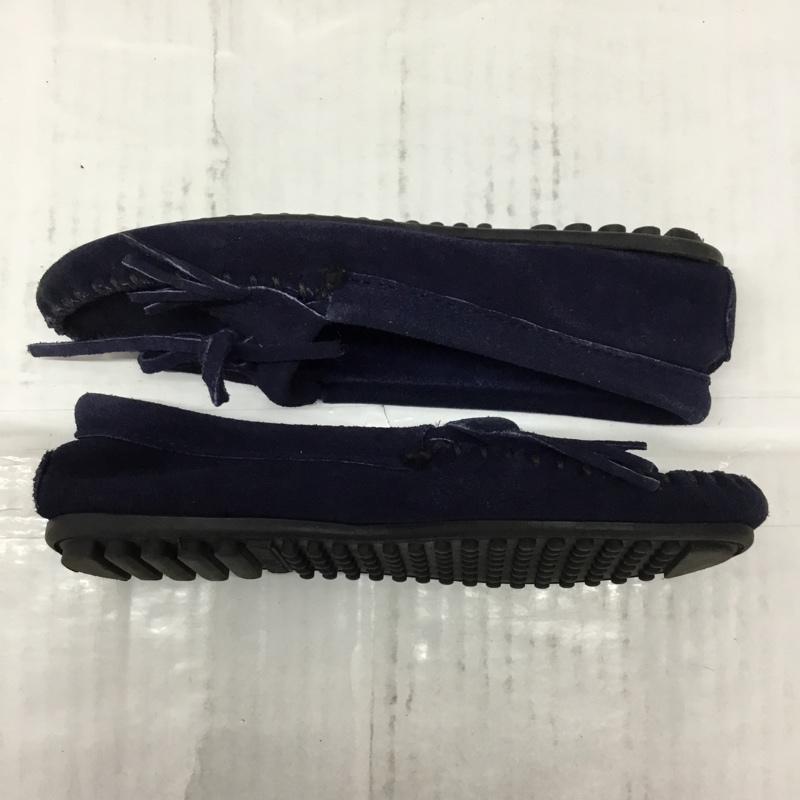 ミネトンカ Minnetonka カジュアルシューズ カジュアルシューズ 405S モカシン 無地 紺 / ネイビー / navy レディース USED 古着 中古 10106533