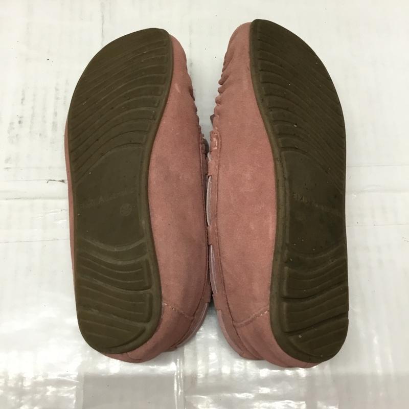 エミュー emu カジュアルシューズ カジュアルシューズ モカシン Ｗ7 無地 桃 / ピンク / pink レディース USED 古着 中古 10106626