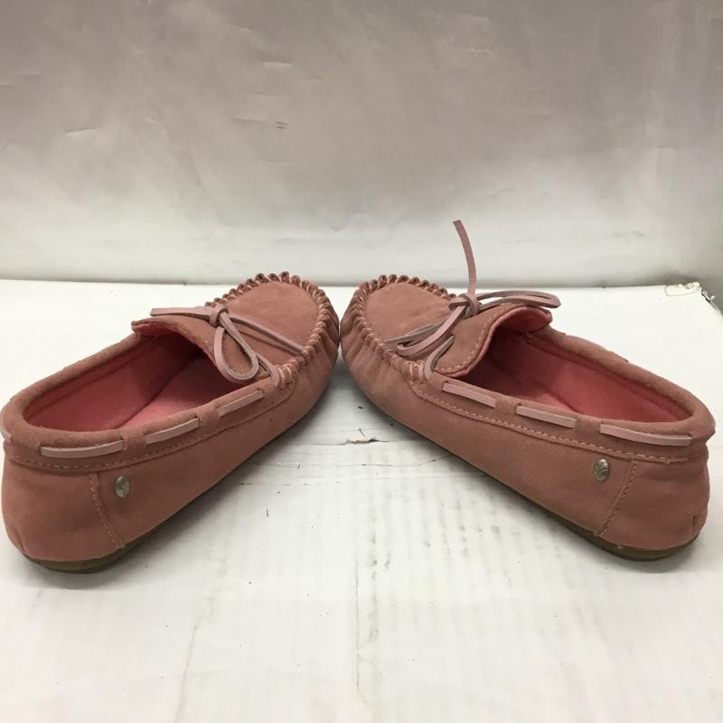 エミュー emu カジュアルシューズ カジュアルシューズ モカシン Ｗ7 無地 桃 / ピンク / pink レディース USED 古着 中古 10106626