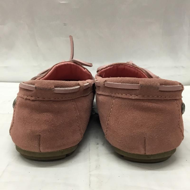 エミュー emu カジュアルシューズ カジュアルシューズ モカシン Ｗ7 無地 桃 / ピンク / pink レディース USED 古着 中古 10106626