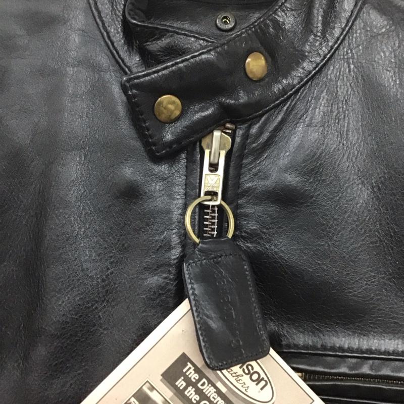 ヴァンソン VANSON ジャケット、上着 ジャンパー、ブルゾン 34 無地 黒 / ブラック / black メンズ USED 古着 中古 10106779
