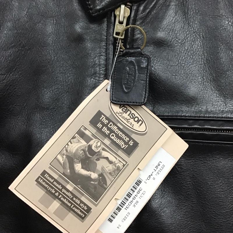 ヴァンソン VANSON ジャケット、上着 ジャンパー、ブルゾン 34 無地 黒 / ブラック / black メンズ USED 古着 中古 10106779