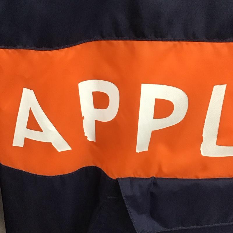 アップルバム APPLEBUM ジャケット、上着 ジャンパー、ブルゾン Logo Anorak Parka ハーフジップ プルオーバー L ロゴ、文字 紺 / ネイビー / navy X 橙 / オレンジ / orange メンズ USED 古着 中古 10106780