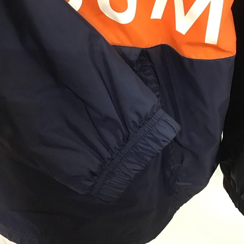 アップルバム APPLEBUM ジャケット、上着 ジャンパー、ブルゾン Logo Anorak Parka ハーフジップ プルオーバー L ロゴ、文字 紺 / ネイビー / navy X 橙 / オレンジ / orange メンズ USED 古着 中古 10106780