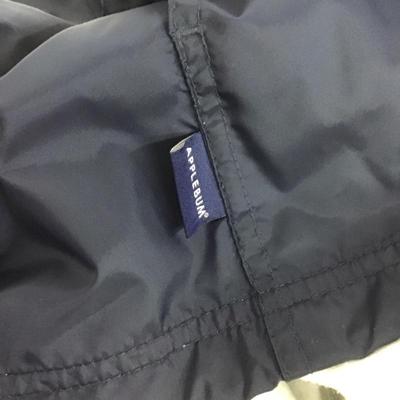 アップルバム APPLEBUM ジャケット、上着 ジャンパー、ブルゾン Logo Anorak Parka ハーフジップ プルオーバー L ロゴ、文字 紺 / ネイビー / navy X 橙 / オレンジ / orange メンズ USED 古着 中古 10106780