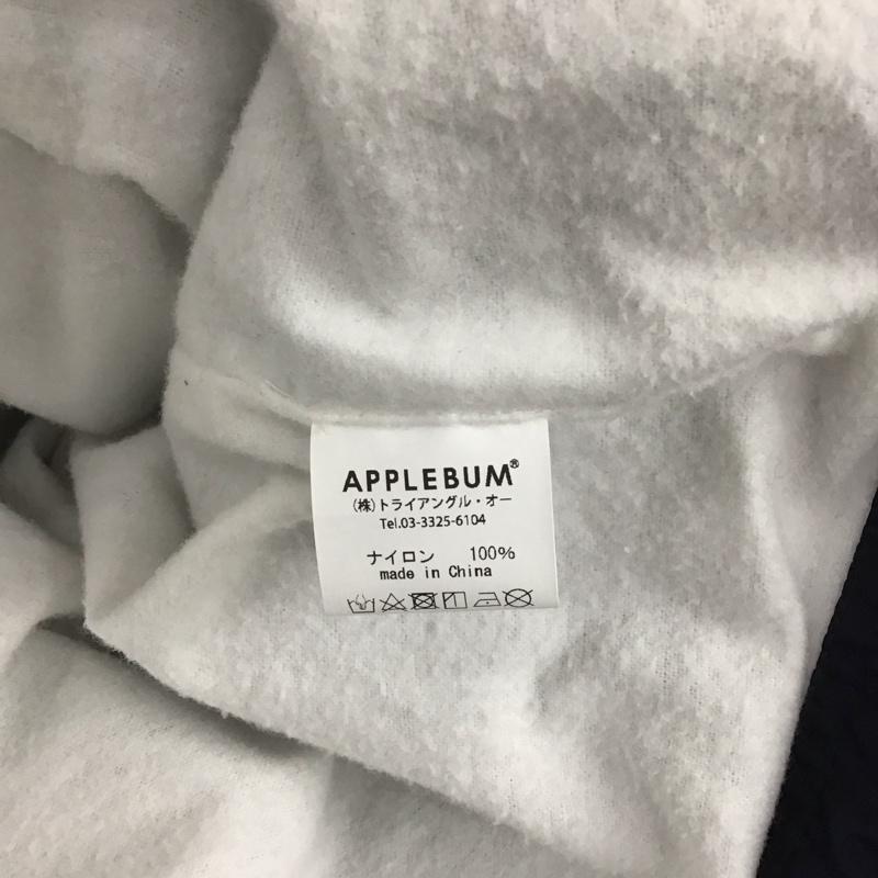 アップルバム APPLEBUM ジャケット、上着 ジャンパー、ブルゾン Logo Anorak Parka ハーフジップ プルオーバー L ロゴ、文字 紺 / ネイビー / navy X 橙 / オレンジ / orange メンズ USED 古着 中古 10106780