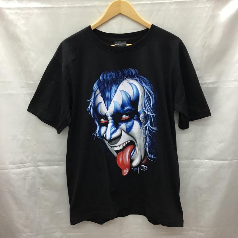 古着 USED Tシャツ 半袖 半袖カットソー プリントTシャツ クルーネックカットソー バンドTシャツ L プリント 黒 / ブラック / black メンズ USED 古着 中古 10106949