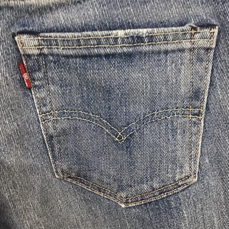 リーバイス Levi s パンツ デニム、ジーンズ デニムパンツ スリムパンツ カジュアルジーンズ ダメージ加工 28インチ レディース USED 古着 中古 10107141