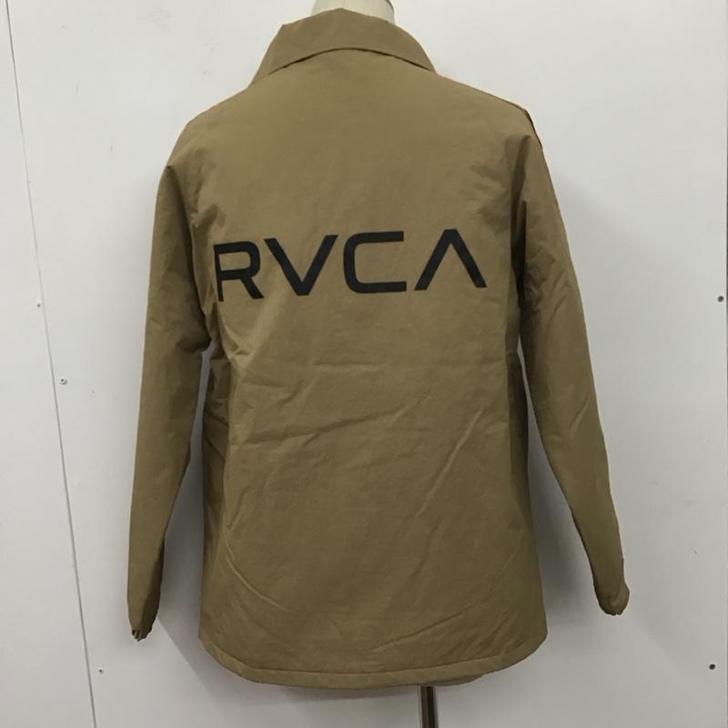 ルーカ RVCA ジャケット、上着 ジャケット、ブレザー aj042-796 ナイロンジャケット アウター カジュアルジャケット S ロゴ、文字 ベージュ / ベージュ / beige メンズ USED 古着 中古 10107995