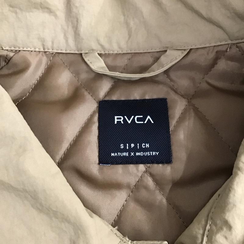 ルーカ RVCA ジャケット、上着 ジャケット、ブレザー aj042-796 ナイロンジャケット アウター カジュアルジャケット S ロゴ、文字 ベージュ / ベージュ / beige メンズ USED 古着 中古 10107995