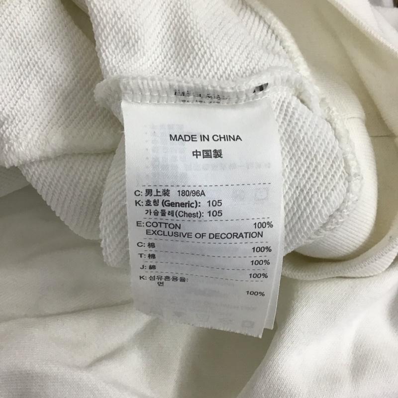 ナイキ NIKE パーカー 長袖 長袖パーカー フード付きパーカー プリントスウェット トレーナー ロゴ、文字 白 / ホワイト / white メンズ USED 古着 中古 10108022
