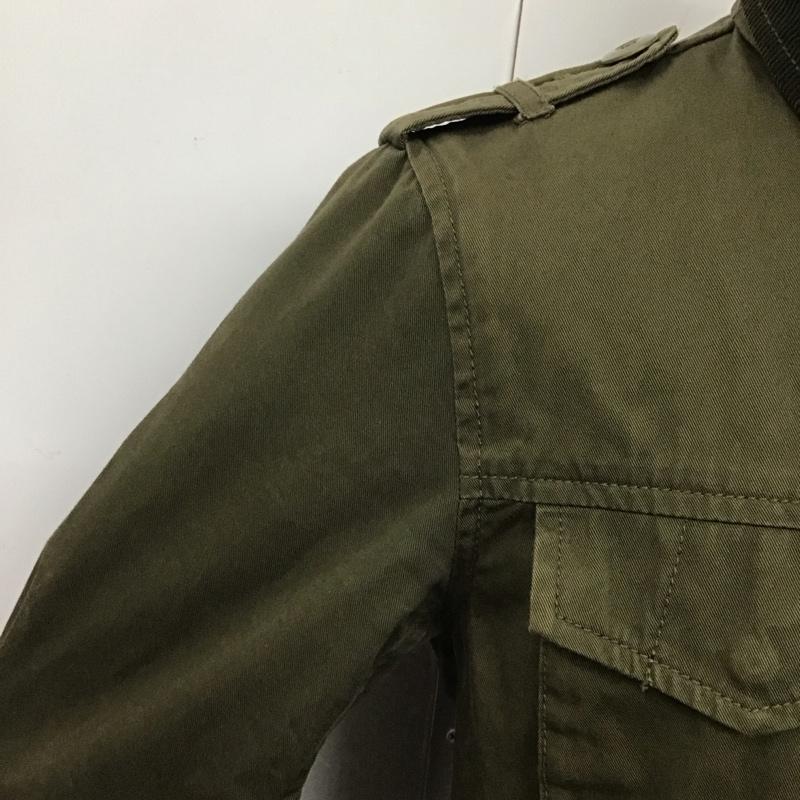 グリーンレーベルリラクシング green label relaxing ジャケット、上着 ジャケット、ブレザー ジップアップジャケット ジャンパー ジャケット カジュアルジャケット アウター S 無地 カーキ / カーキ / khaki メンズ USED 古着 中古 10108038