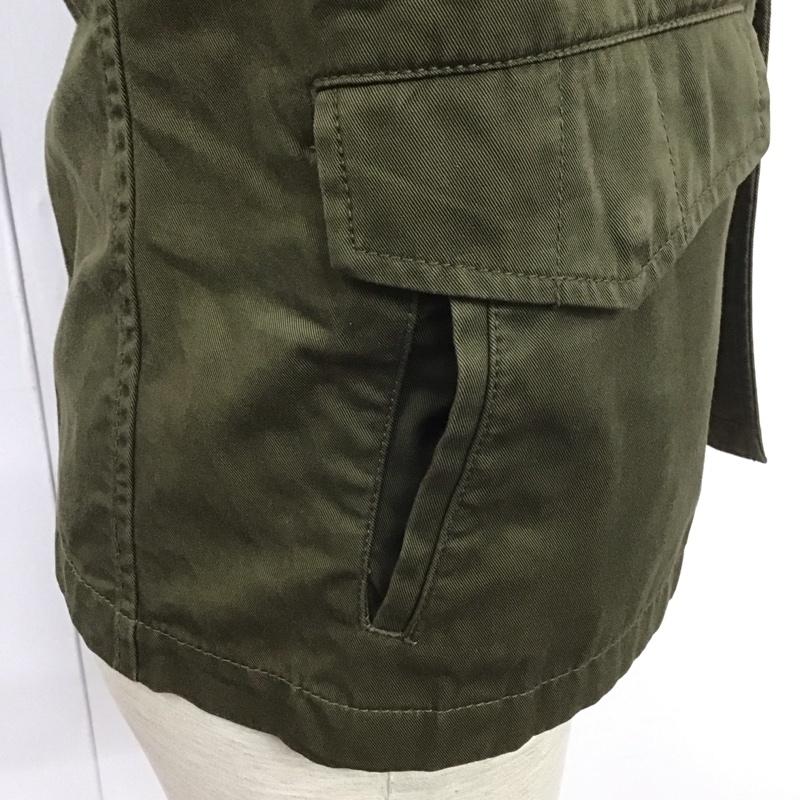 グリーンレーベルリラクシング green label relaxing ジャケット、上着 ジャケット、ブレザー ジップアップジャケット ジャンパー ジャケット カジュアルジャケット アウター S 無地 カーキ / カーキ / khaki メンズ USED 古着 中古 10108038