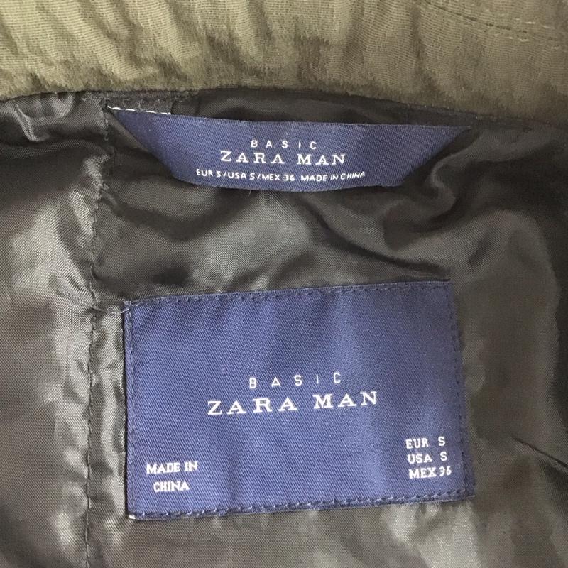 ザラメン ZARA MAN ジャケット、上着 ジャンパー、ブルゾン ジップアップジャケット ライダースジャケット カジュアルジャケット アウター S 無地 カーキ / カーキ / khaki メンズ USED 古着 中古 10108043