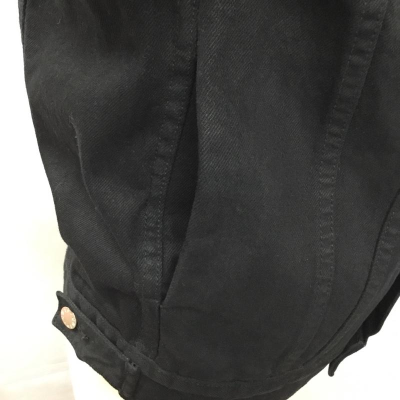 ユニフ UNIF ジャケット、上着 ジャケット、ブレザー デニムジャケット カラージャケット 長袖ジャケット ブルゾン Gジャン M 無地 黒 / ブラック / black メンズ USED 古着 中古 10108252
