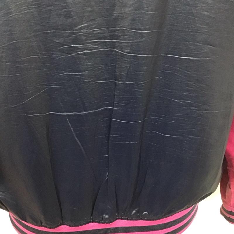 コロンビア Columbia ジャケット、上着 ジャンパー、ブルゾン S ロゴ、文字 桃 / ピンク / pink X 紺 / ネイビー / navy メンズ USED 古着 中古 10108377