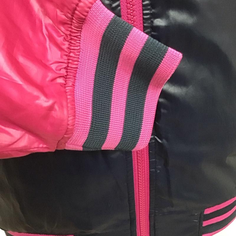 コロンビア Columbia ジャケット、上着 ジャンパー、ブルゾン S ロゴ、文字 桃 / ピンク / pink X 紺 / ネイビー / navy メンズ USED 古着 中古 10108377