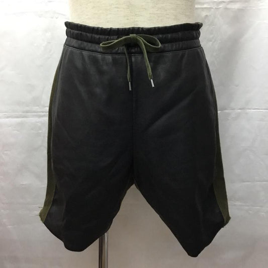 24カラッツ 24karats パンツ ショートパンツ ハーフパンツ ショートパンツ カジュアルパンツ バイカラー L 無地 黒 / ブラック / black X カーキ / カーキ / khaki メンズ USED 古着 中古 10108390