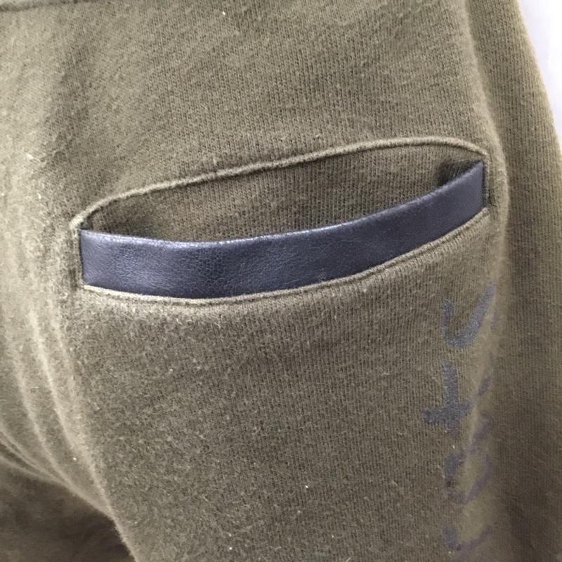 24カラッツ 24karats パンツ ショートパンツ ハーフパンツ ショートパンツ カジュアルパンツ バイカラー L 無地 黒 / ブラック / black X カーキ / カーキ / khaki メンズ USED 古着 中古 10108390