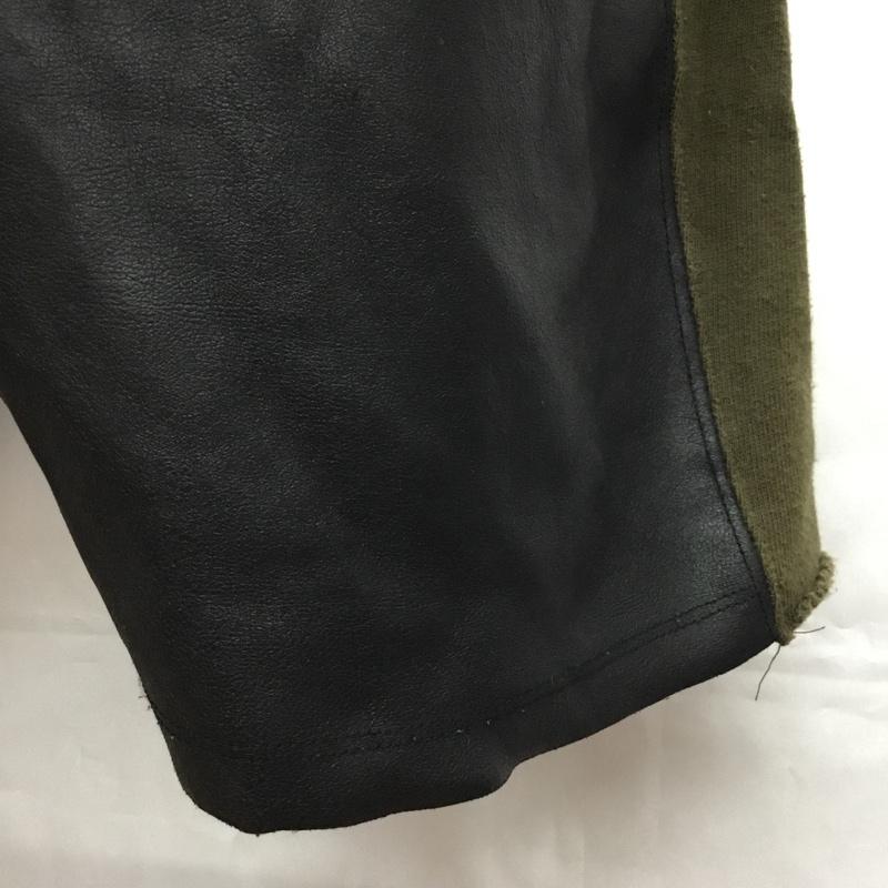 24カラッツ 24karats パンツ ショートパンツ ハーフパンツ ショートパンツ カジュアルパンツ バイカラー L 無地 黒 / ブラック / black X カーキ / カーキ / khaki メンズ USED 古着 中古 10108390