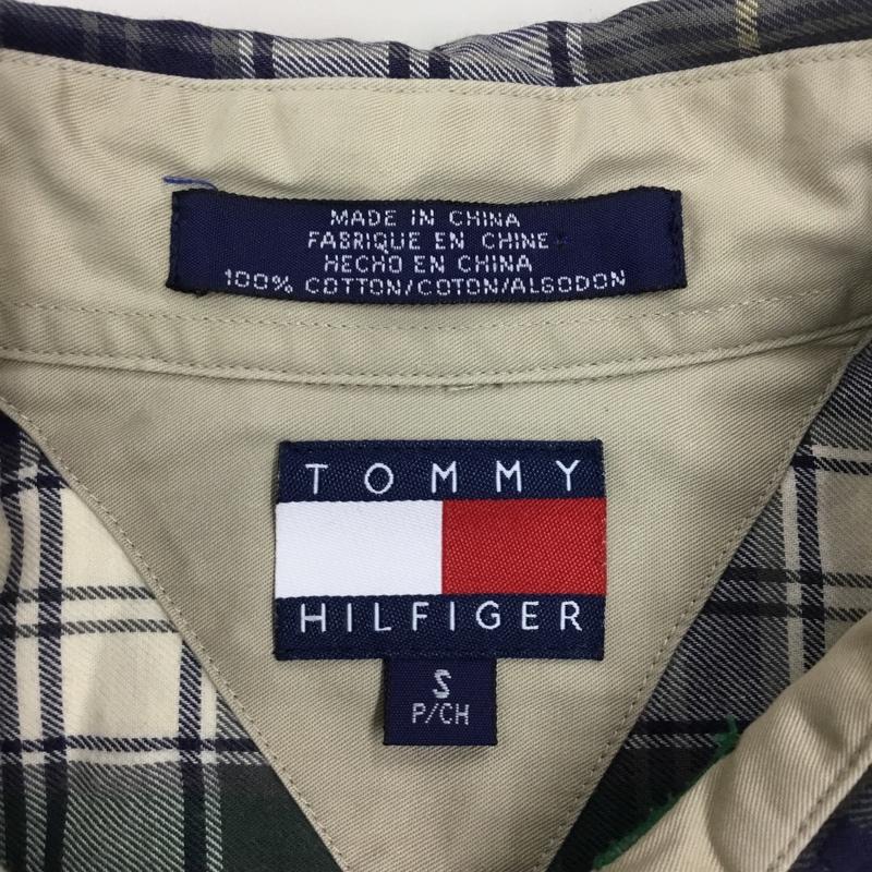 トミーヒルフィガー TOMMY HILFIGER シャツ、ブラウス 長袖 長袖シャツ カラーシャツ ポケットシャツ 長袖カットソー チェックシャツ S メンズ USED 古着 中古 10108519