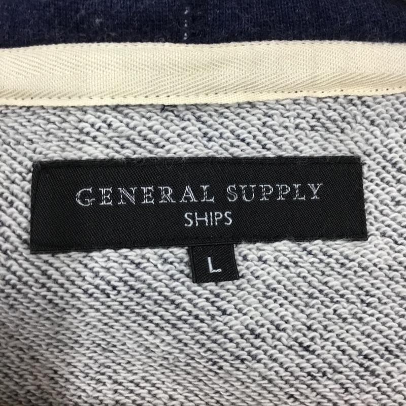 ジェネラルサプライ GENERALSUPPLY パーカー 長袖 SHIPS ジップパーカー L メンズ USED 古着 中古 10108748