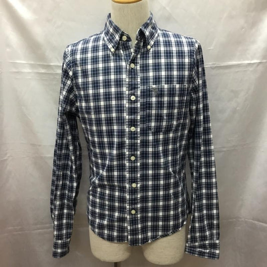 アバクロンビーアンドフィッチ ABERCROMBIE&FITCH シャツ、ブラウス 長袖 長袖シャツ カラーシャツ ポケットシャツ ボタンダウンシャツ チェックシャツ S メンズ USED 古着 中古 10108805