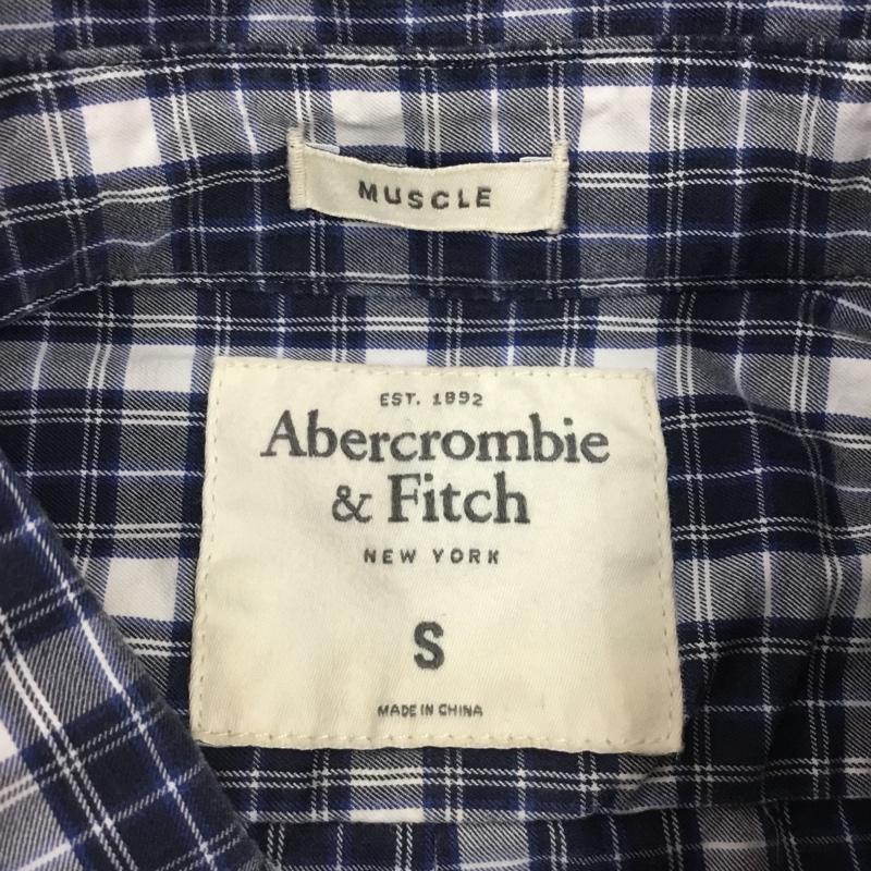 アバクロンビーアンドフィッチ ABERCROMBIE&FITCH シャツ、ブラウス 長袖 長袖シャツ カラーシャツ ポケットシャツ ボタンダウンシャツ チェックシャツ S メンズ USED 古着 中古 10108805