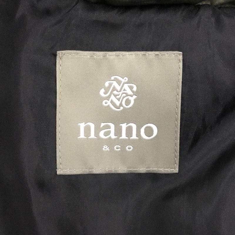 ナノユニバース nano・universe ジャケット、上着 ジャンパー、ブルゾン nuc74dw1561ts ダウンジャケット アウター ジップアップパーカー M 無地 黒 / ブラック / black メンズ USED 古着 中古 10108816