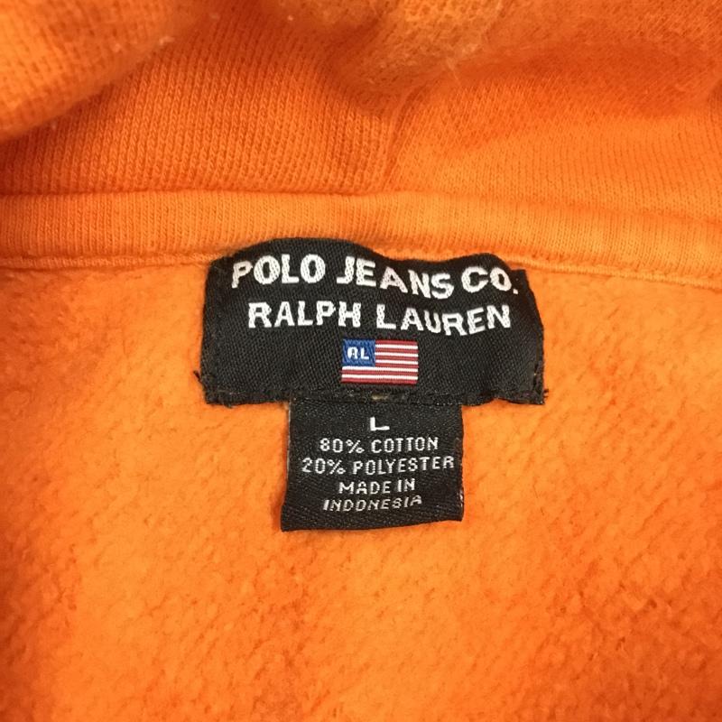 ポロジーンズカンパニー POLOJEANSCO. パーカー 長袖 フーディ L メンズ USED 古着 中古 10108895