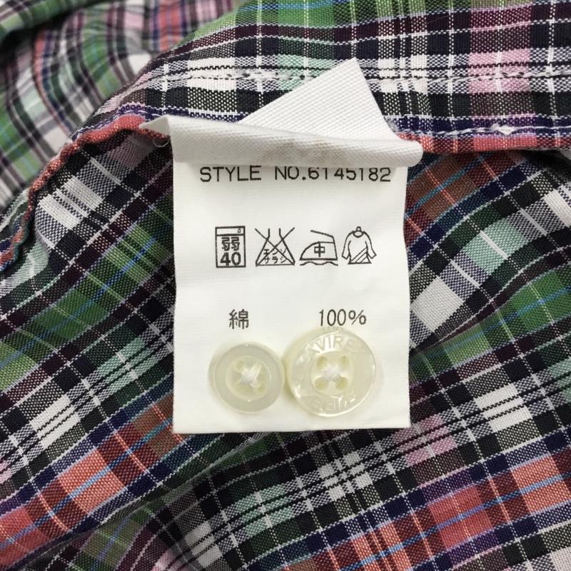 アヴィレックス AVIREX シャツ、ブラウス 長袖 長袖シャツ カラーシャツ ポケットシャツ 長袖カットソー チェックシャツ M チェック マルチカラー / マルチカラー / multicolor メンズ USED 古着 中古 10108933