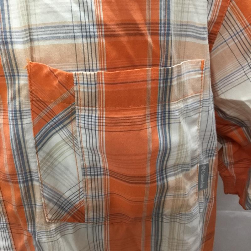 コロンビア Columbia シャツ、ブラウス 半袖 半袖シャツ カラーシャツ 半袖カットソー チェックシャツ M メンズ USED 古着 中古 10108954