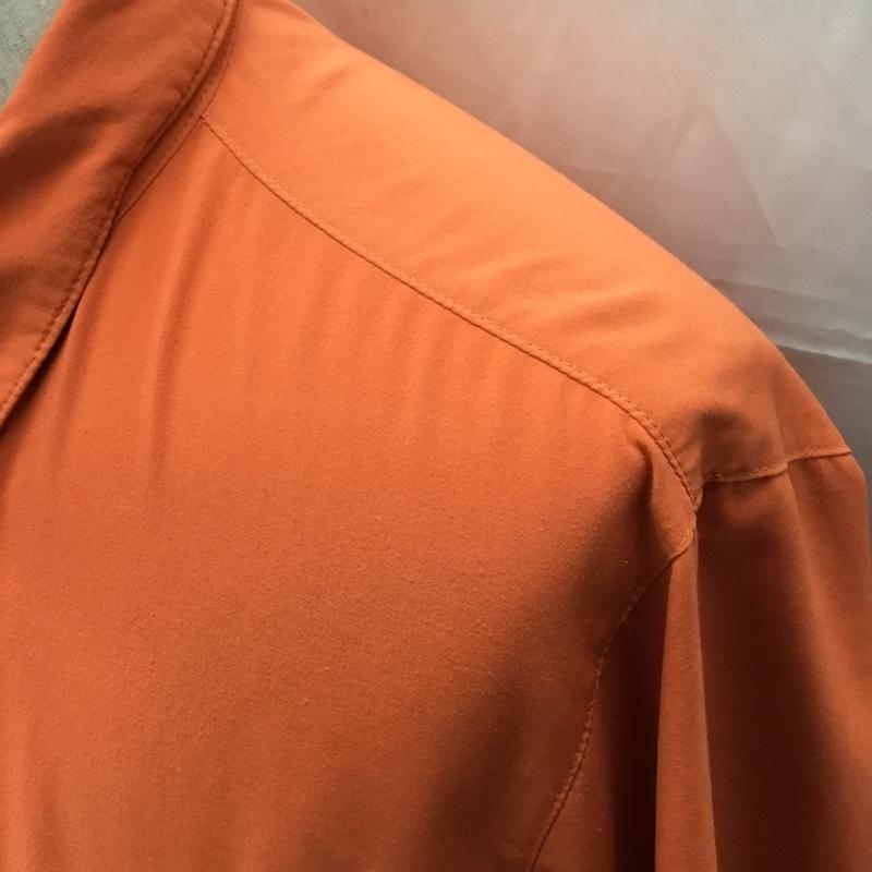コロンビア Columbia シャツ、ブラウス 半袖 無地 橙 / オレンジ / orange メンズ USED 古着 中古 10108972
