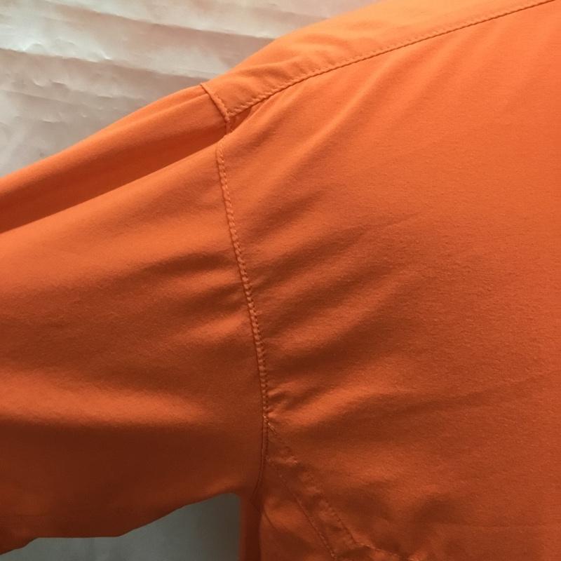 コロンビア Columbia シャツ、ブラウス 半袖 無地 橙 / オレンジ / orange メンズ USED 古着 中古 10108972