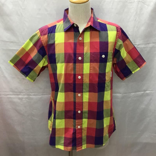コロンビア Columbia シャツ、ブラウス 半袖 半袖シャツ カラーシャツ 半袖カットソー チェックシャツ M メンズ USED 古着 中古 10109002