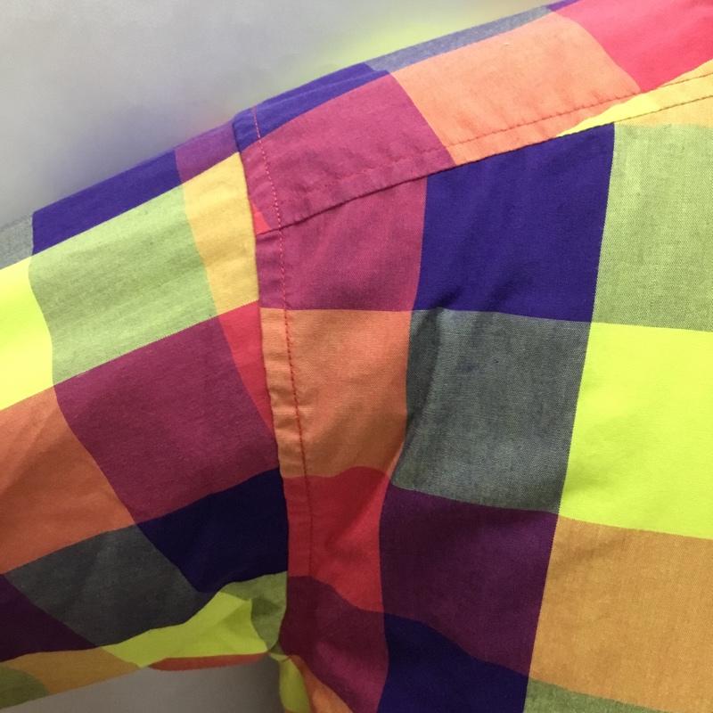 コロンビア Columbia シャツ、ブラウス 半袖 半袖シャツ カラーシャツ 半袖カットソー チェックシャツ M メンズ USED 古着 中古 10109002