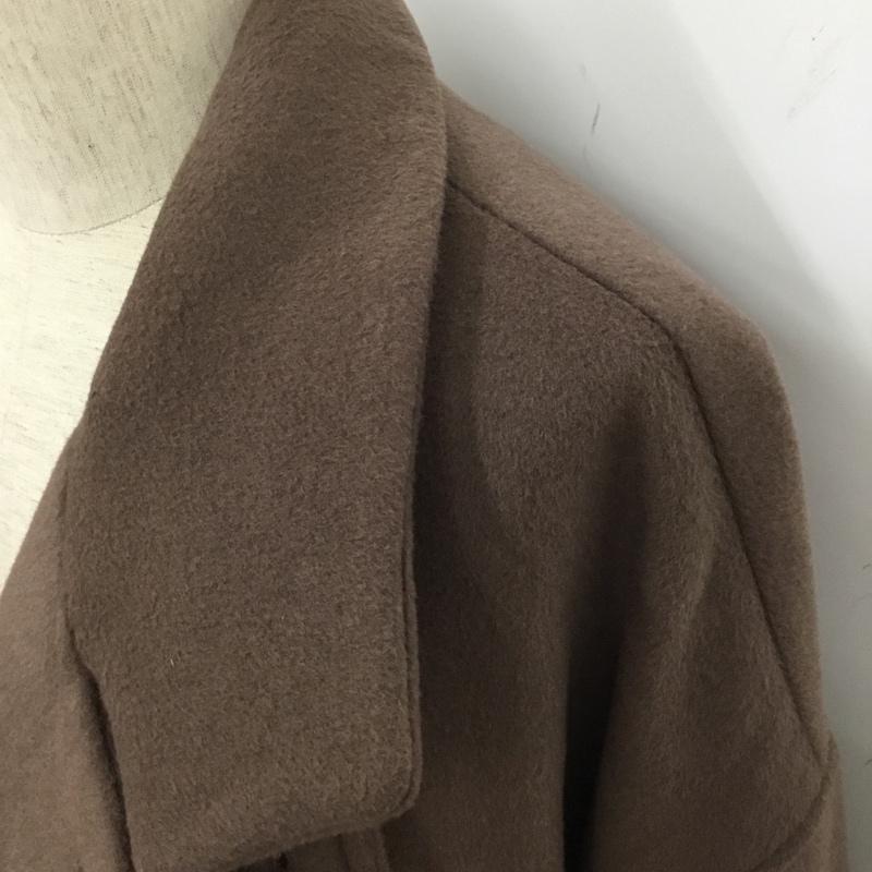 ハレ HARE コート コート一般 HA030211AD マルチWAYウールダブルコート L 無地 茶 / ブラウン / brown メンズ USED 古着 中古 10109046