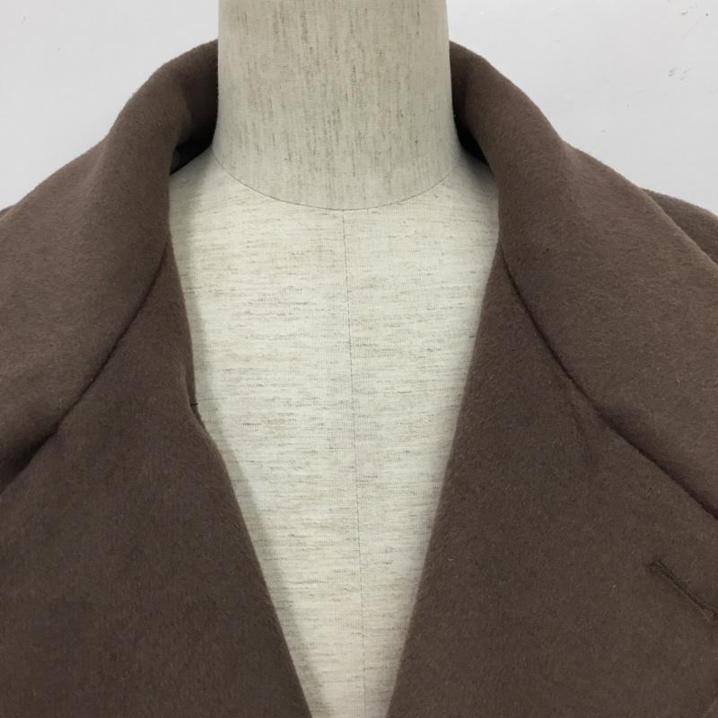 ハレ HARE コート コート一般 HA030211AD マルチWAYウールダブルコート L 無地 茶 / ブラウン / brown メンズ USED 古着 中古 10109046
