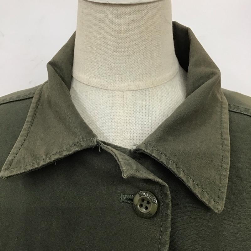 マウジー MOUSSY ジャケット、上着 ジャケット、ブレザー 0104AW30-5700 袖レザー 1 無地 黒 / ブラック / black X カーキ / カーキ / khaki レディース USED 古着 中古 10109259