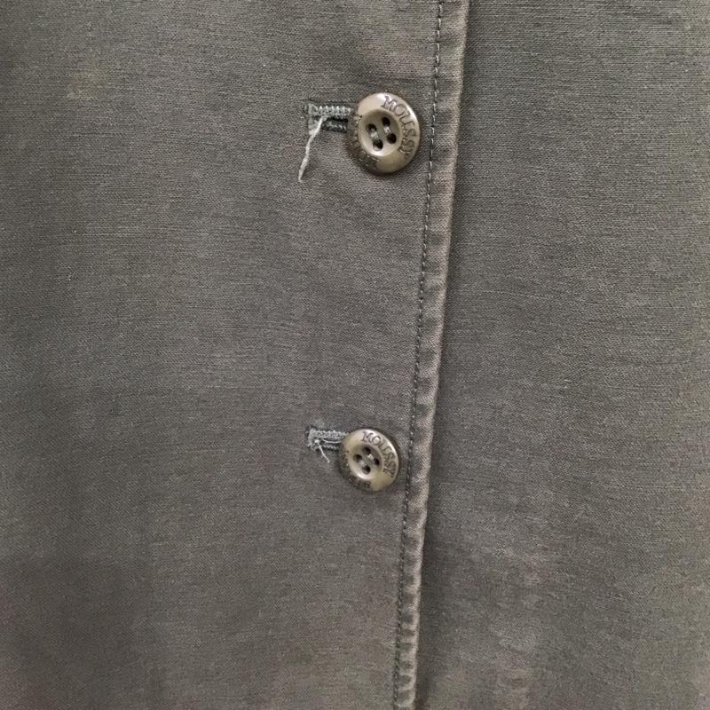 マウジー MOUSSY ジャケット、上着 ジャケット、ブレザー 0104AW30-5700 袖レザー 1 無地 黒 / ブラック / black X カーキ / カーキ / khaki レディース USED 古着 中古 10109259
