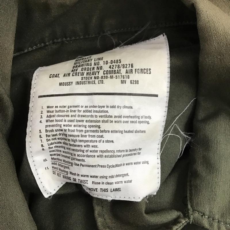 マウジー MOUSSY ジャケット、上着 ジャケット、ブレザー 0104AW30-5700 袖レザー 1 無地 黒 / ブラック / black X カーキ / カーキ / khaki レディース USED 古着 中古 10109259