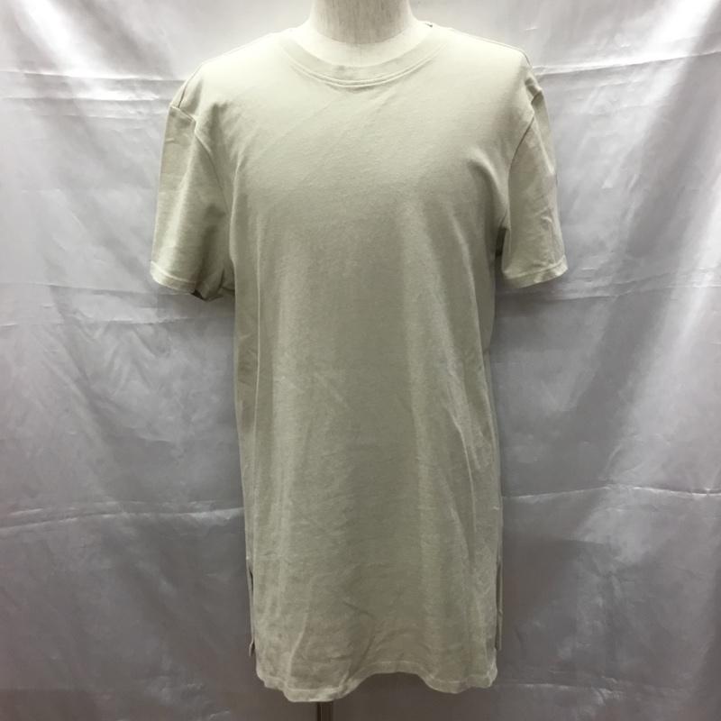 エッセンシャルズ ESSENTIALS Tシャツ 半袖 半袖カットソー プリントTシャツ クルーネックカットソー S 無地 ベージュ / ベージュ / beige メンズ USED 古着 中古 10109294