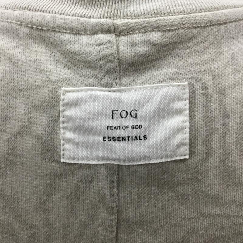 エッセンシャルズ ESSENTIALS Tシャツ 半袖 半袖カットソー プリントTシャツ クルーネックカットソー S 無地 ベージュ / ベージュ / beige メンズ USED 古着 中古 10109294