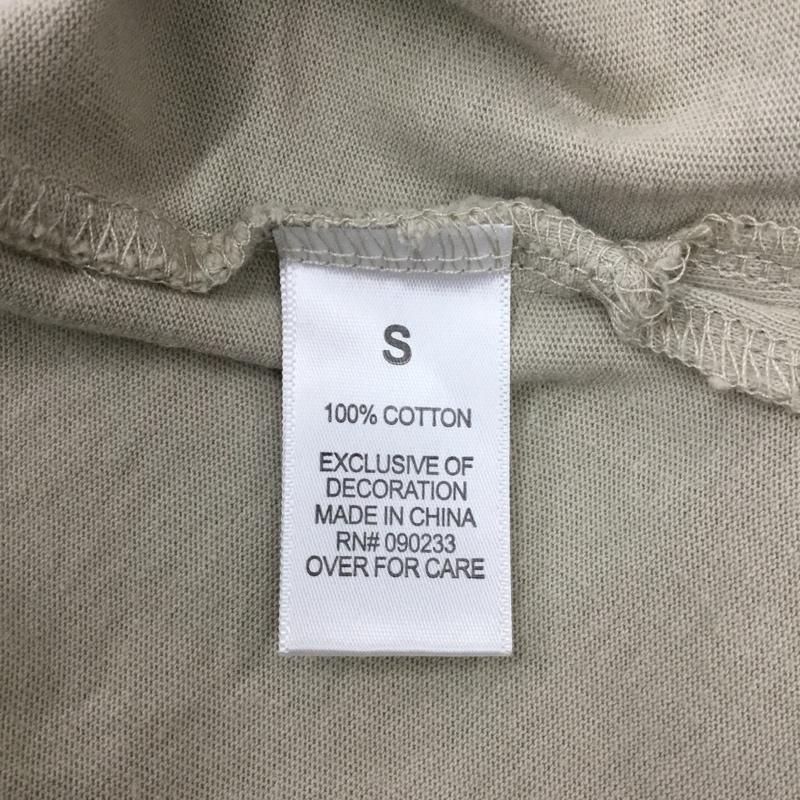 エッセンシャルズ ESSENTIALS Tシャツ 半袖 半袖カットソー プリントTシャツ クルーネックカットソー S 無地 ベージュ / ベージュ / beige メンズ USED 古着 中古 10109294