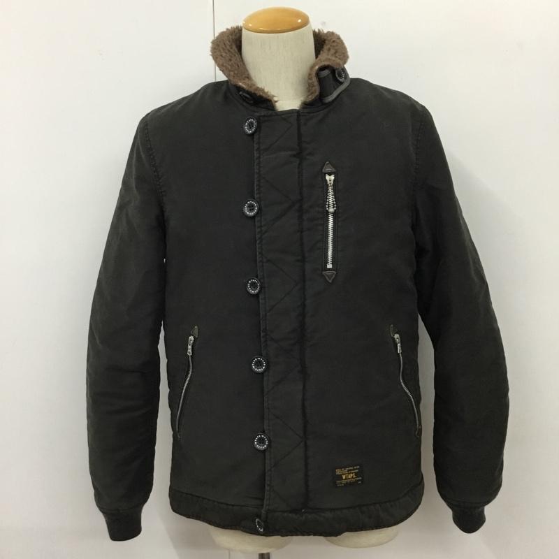 ダブルタップス WTAPS ジャケット、上着 ジャンパー、ブルゾン 112gwdt-jkm06 11AW クロスボーンミリタリージャケット アウター ジップアップジャケット 3 無地 黒 / ブラック / black メンズ USED 古着 中古 10109371