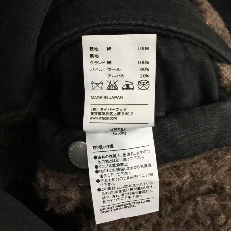 ダブルタップス WTAPS ジャケット、上着 ジャンパー、ブルゾン 112gwdt-jkm06 11AW クロスボーンミリタリージャケット アウター ジップアップジャケット 3 無地 黒 / ブラック / black メンズ USED 古着 中古 10109371