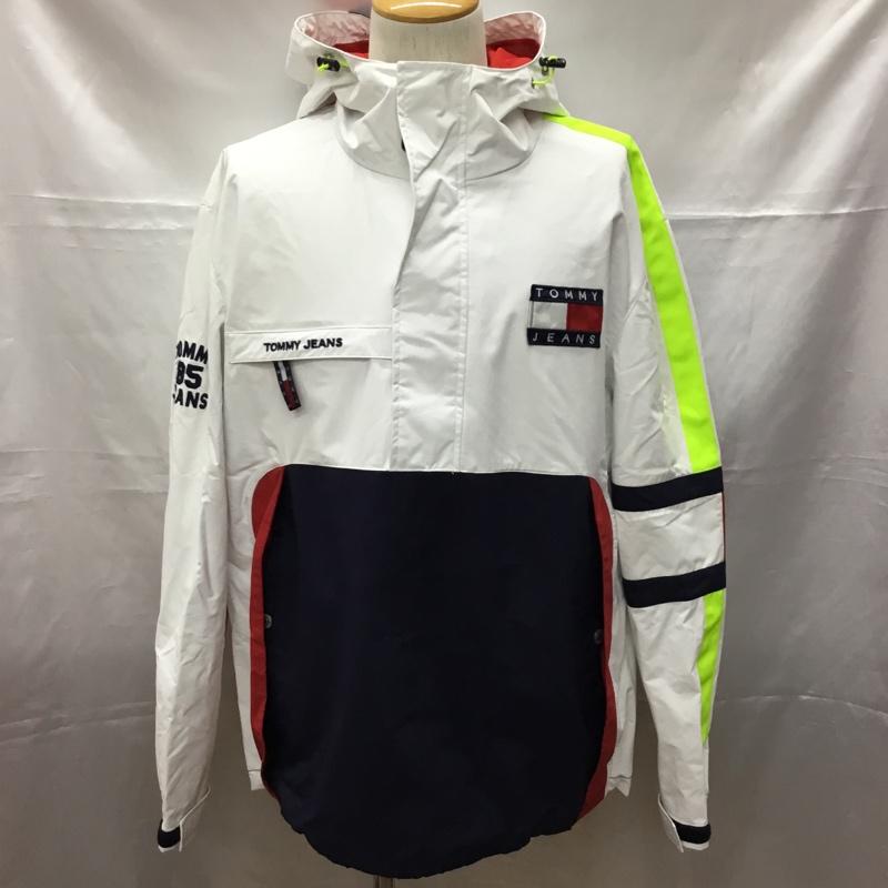 トミー ジーンズ TOMMY JEANS ジャケット、上着 ジャンパー、ブルゾン ジップアッププルオーバージャケット ナイロンジャケット カジュアルジャケット L ロゴ、文字 マルチカラー / マルチカラー / multicolor メンズ USED 古着 中古 10109452