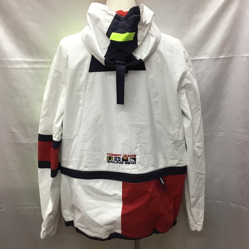 トミー ジーンズ TOMMY JEANS ジャケット、上着 ジャンパー、ブルゾン ジップアッププルオーバージャケット ナイロンジャケット カジュアルジャケット L ロゴ、文字 マルチカラー / マルチカラー / multicolor メンズ USED 古着 中古 10109452