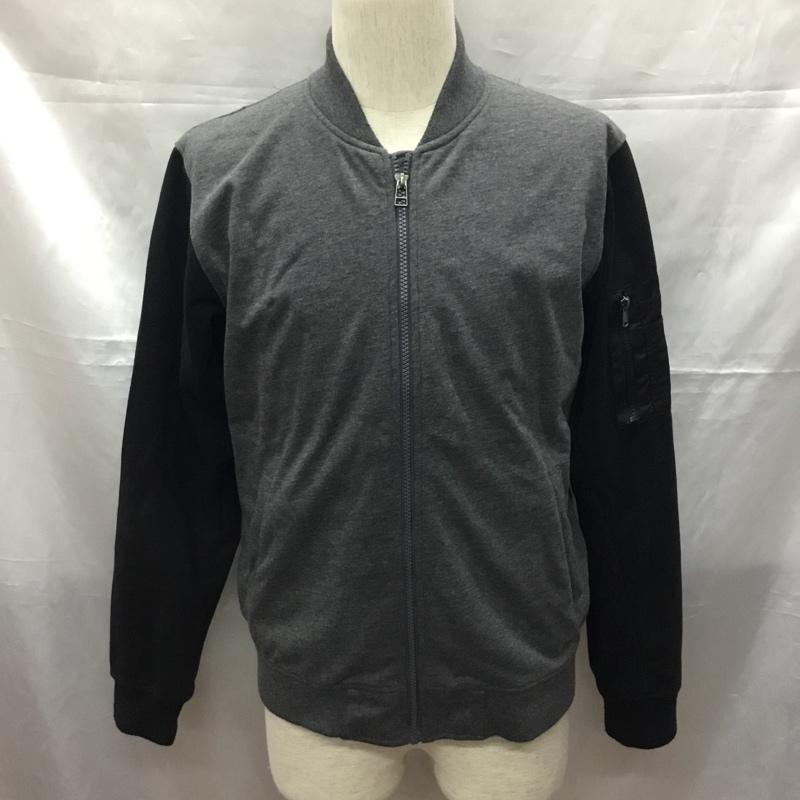ディアローレル DEAR LAUREL ジャケット、上着 ジャンパー、ブルゾン 14631502 M 無地 黒 / ブラック / black X 灰 / グレー / gray メンズ USED 古着 中古 10109627