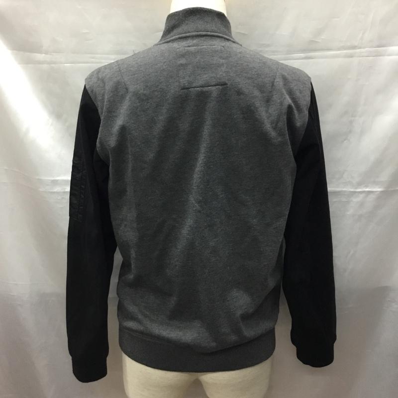 ディアローレル DEAR LAUREL ジャケット、上着 ジャンパー、ブルゾン 14631502 M 無地 黒 / ブラック / black X 灰 / グレー / gray メンズ USED 古着 中古 10109627